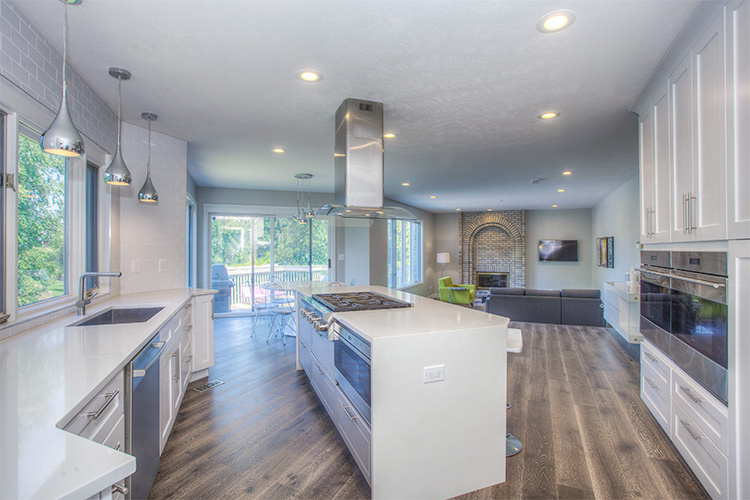 ristrutturazione cucina con isola